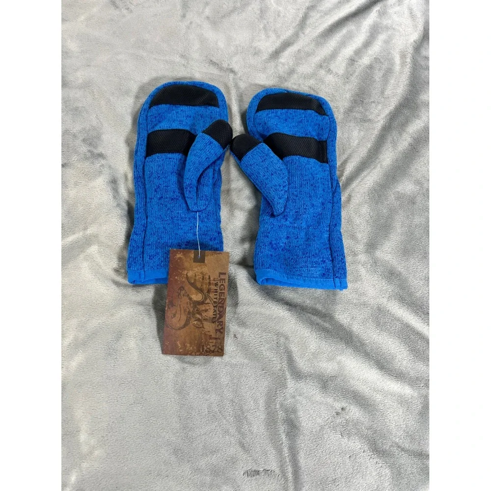 Legendary‎ Whitetails Blue Beanie One Size and Mittens Small Set NWT